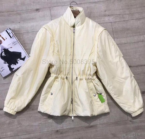 woman detachable 2 in 1 long sleeves jacket coat drawstring waist zipper front stand collar fashion women's jackets, Black;brown
woman detachable 2 in 1 long sleeves jacket coat drawstring waist zipper front stand collar fashion women's jackets, Black;brown