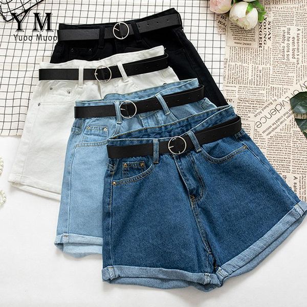women's shorts yuoomuoo all match sashes casual women denim crimping high waist slim summer jeans feminino chic ladies bottom, White;black
women's shorts yuoomuoo all match sashes casual women denim crimping high waist slim summer jeans feminino chic ladies bottom, White;black