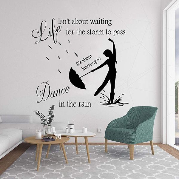 wall stickers girls bedroom interior decoration dancing in the rain inspirational quotes home
wall stickers girls bedroom interior decoration dancing in the rain inspirational quotes home