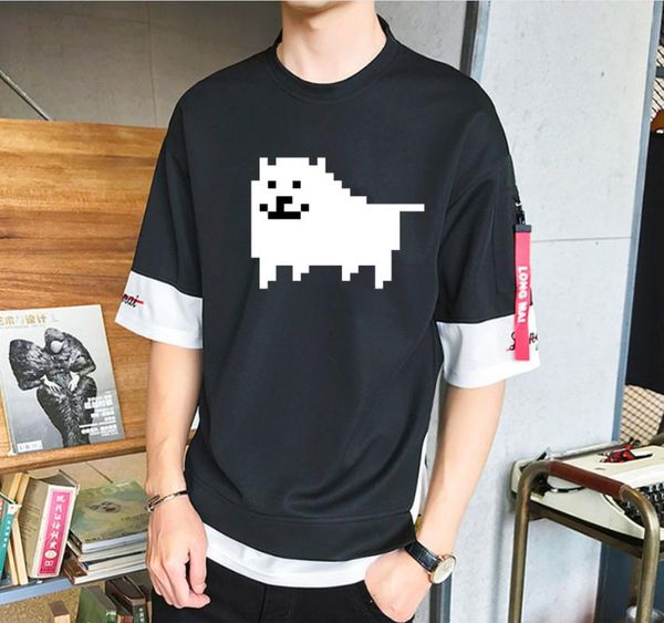 men's t-shirts game anime role t shirt casual summer men short sleeves teenagers cosplay cartoon, White;black
men's t-shirts game anime role t shirt casual summer men short sleeves teenagers cosplay cartoon, White;black