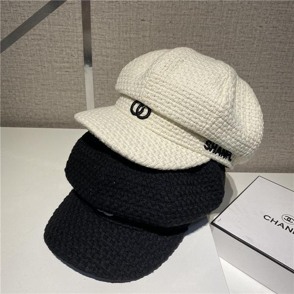 beanies small fragrance letter beret hat female wool knitted octagonal korean version of the tide japanese retro bud painter
beanies small fragrance letter beret hat female wool knitted octagonal korean version of the tide japanese retro bud painter