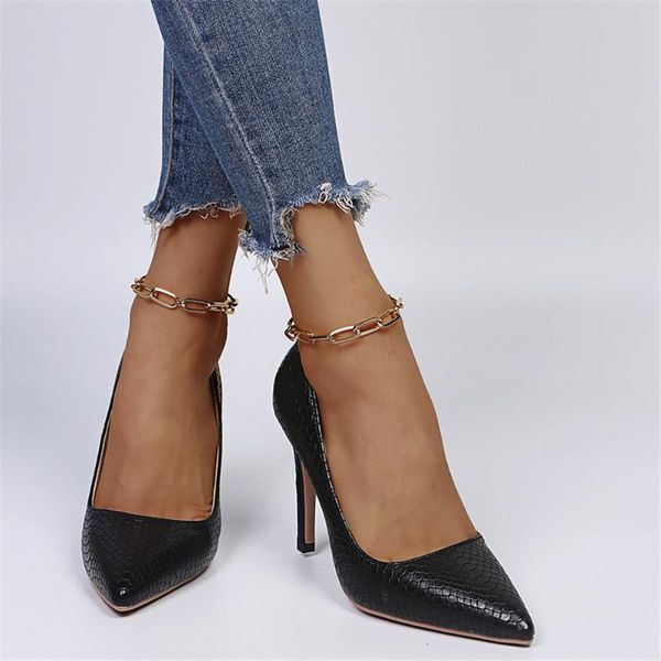 dress shoes pointed toe slip on women pumps elegant fashion high heels snake print 2021 classic office weding evening, Black
dress shoes pointed toe slip on women pumps elegant fashion high heels snake print 2021 classic office weding evening, Black