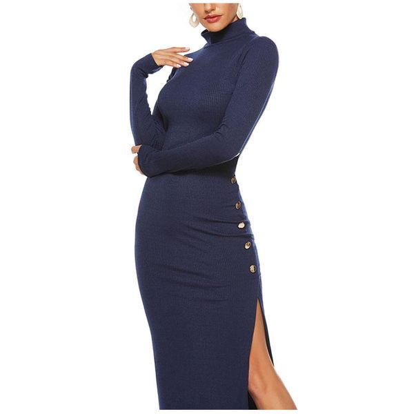 casual dresses vintage women elegant maxi wrap dress high-neck long sleeves bodycon side split buttons business activity party, Black;gray
casual dresses vintage women elegant maxi wrap dress high-neck long sleeves bodycon side split buttons business activity party, Black;gray