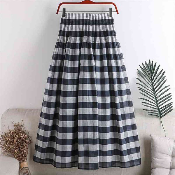 women plaid skirt japanese style high waist elastic waist big swing a-line pleated fashion casual female mid-length skirt, Black
women plaid skirt japanese style high waist elastic waist big swing a-line pleated fashion casual female mid-length skirt, Black
