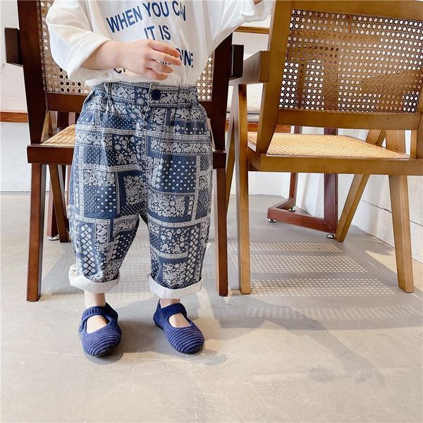 spring baby girls retro loose harem pants children cotton casual trousers cute, Blue
spring baby girls retro loose harem pants children cotton casual trousers cute, Blue