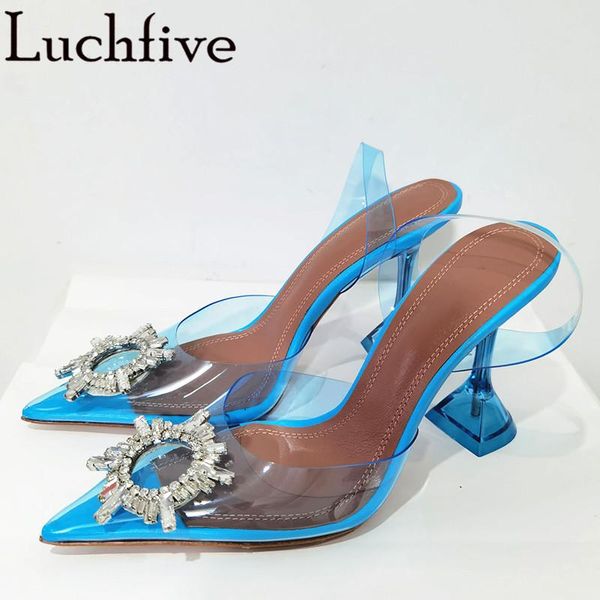sandals sale crystal pvc women pointy toe party shoes designed high heels slingbacks blue rhinestones woman, Black
sandals sale crystal pvc women pointy toe party shoes designed high heels slingbacks blue rhinestones woman, Black