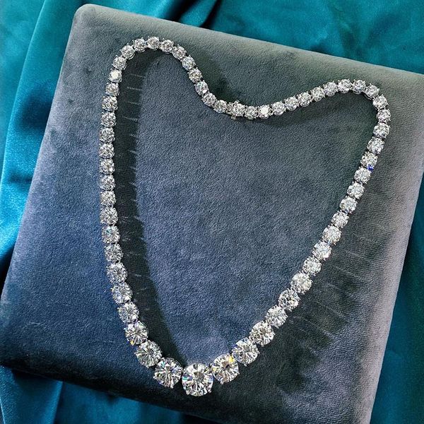 chains 925 sterling silver clavicle chain female 18 inch single row full of zircon noble temperament luxury necklace 210324-03 
chains 925 sterling silver clavicle chain female 18 inch single row full of zircon noble temperament luxury necklace 210324-03