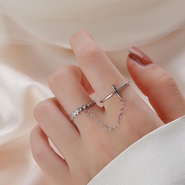 cluster rings korean version of simple chain ring set for women fashion trend gold color silver metal material jewelry gifts friends, Golden;silver
cluster rings korean version of simple chain ring set for women fashion trend gold color silver metal material jewelry gifts friends, Golden;silver