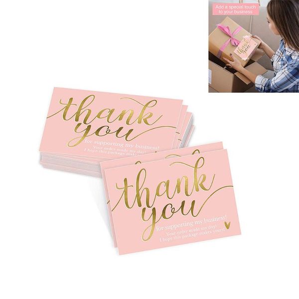 greeting cards 50pcs/bag pink thank you for supporting my small business card thanks appreciation cardstock seller gift 5*9cm
greeting cards 50pcs/bag pink thank you for supporting my small business card thanks appreciation cardstock seller gift 5*9cm