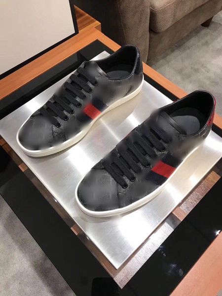 leather men designer sports shoes classic flat luxury mens casual shoe sneakers khaki trainers streetwear, Black
leather men designer sports shoes classic flat luxury mens casual shoe sneakers khaki trainers streetwear, Black
