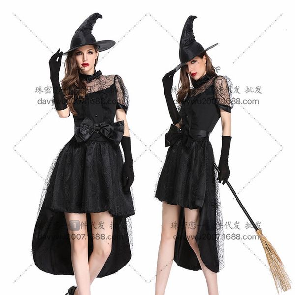 2021 new halloween witch costume role play black witch dress cosplay costume_rw, Black;red
2021 new halloween witch costume role play black witch dress cosplay costume_rw, Black;red