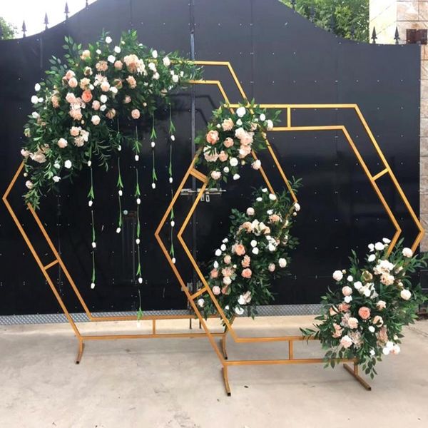 decorative flowers & wreaths wrought iron hexagonal arch frame wedding stage background flower decoration home party screen decor
decorative flowers & wreaths wrought iron hexagonal arch frame wedding stage background flower decoration home party screen decor