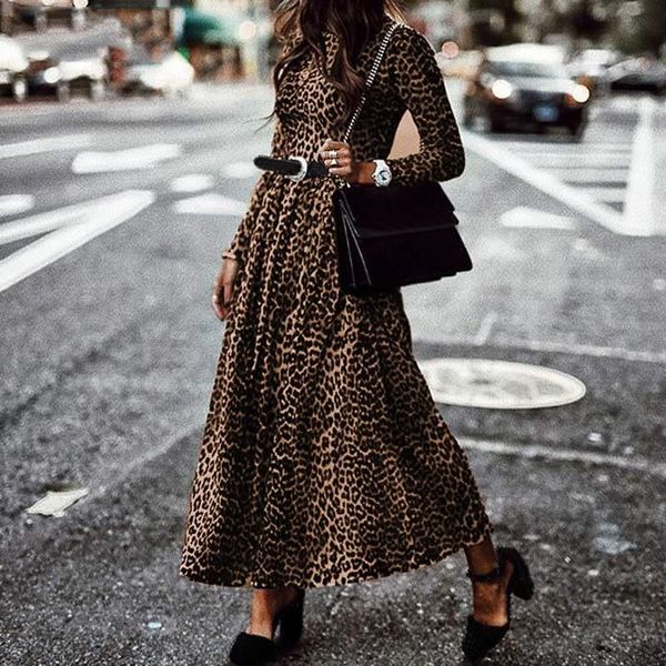 casual dresses 5xl retro leopard dress plus size ladies loose chiffon long maxi overiszed sleeve o neck autumn women, Black;gray
casual dresses 5xl retro leopard dress plus size ladies loose chiffon long maxi overiszed sleeve o neck autumn women, Black;gray