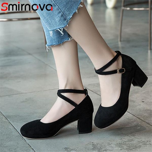 smirnova 2021 arrival women pumps round toe flock buckle spring summer single shoes elegant party wedding woman dress, Black
smirnova 2021 arrival women pumps round toe flock buckle spring summer single shoes elegant party wedding woman dress, Black