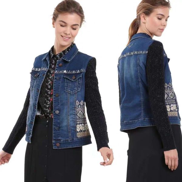 spanish deg mini leader stitching thread printed zipper short jacket three options 200919, Black;brown
spanish deg mini leader stitching thread printed zipper short jacket three options 200919, Black;brown