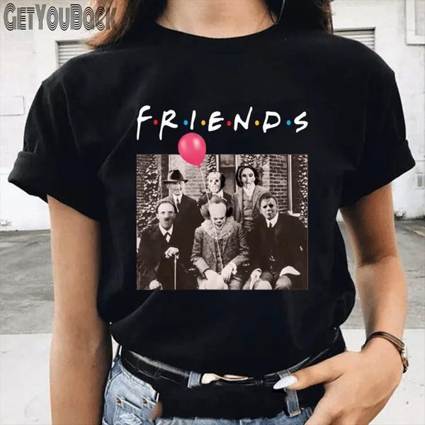 Horror Friends Michael Myers Men Tops Jason Voorhees Halloween And Women Girl Harajuku Tee Female Cute Clothes,drop Ship, White;black
Horror Friends Michael Myers Men Tops Jason Voorhees Halloween And Women Girl Harajuku Tee Female Cute Clothes,drop Ship, White;black