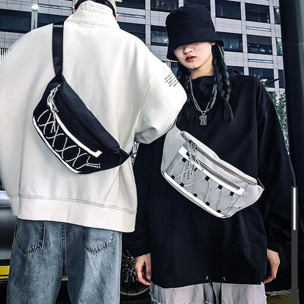 waist bags reflective strip men fanny pack women's street chest bag high-quality trend hip travel shoulder messenger purse yb291
waist bags reflective strip men fanny pack women's street chest bag high-quality trend hip travel shoulder messenger purse yb291