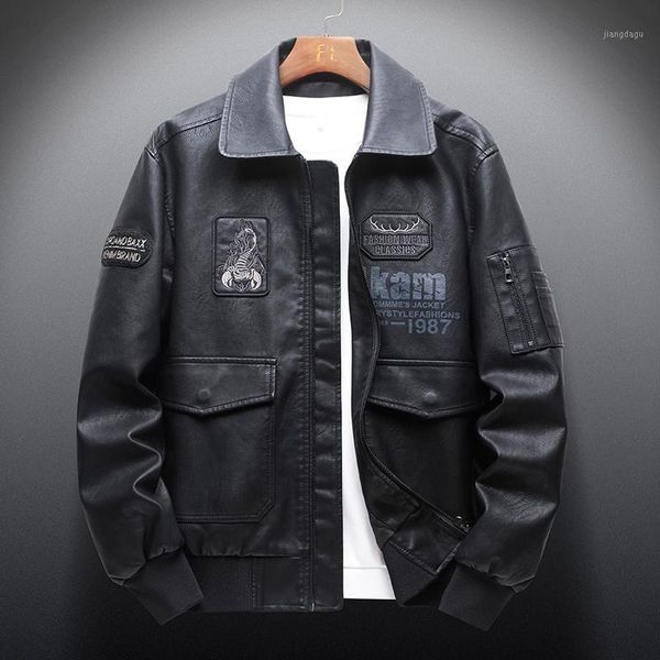 men's jackets 2021 arrivals slim fit leather motorcycle jacket pu business thick warm winter biker coats, Black;brown
men's jackets 2021 arrivals slim fit leather motorcycle jacket pu business thick warm winter biker coats, Black;brown