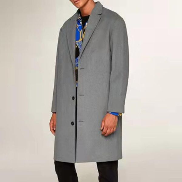 men's trench coats winter warm wool cotton mid coat casual mens turn-down collar overcoats 2022 spring simple fashion solid color outer, Tan;black
men's trench coats winter warm wool cotton mid coat casual mens turn-down collar overcoats 2022 spring simple fashion solid color outer, Tan;black
