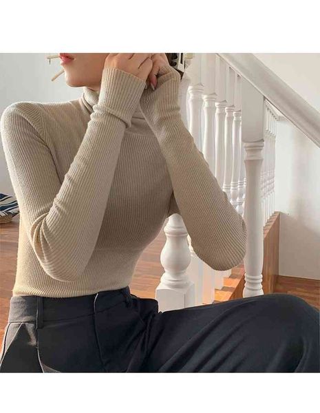 women's sweaters cashmere pullovers 2021-autumn sweater cozy crocheted basic fashion jumper korean streetwear ins 1eb3, White;black
women's sweaters cashmere pullovers 2021-autumn sweater cozy crocheted basic fashion jumper korean streetwear ins 1eb3, White;black