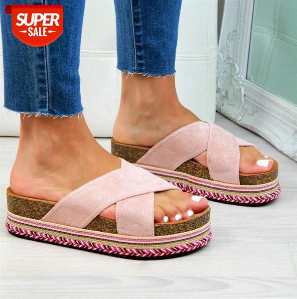 2020 new platform women summer slippers flops female casual mid-heel soft bottom comfortable beach shoes indoor plus #k00a, Black
2020 new platform women summer slippers flops female casual mid-heel soft bottom comfortable beach shoes indoor plus #k00a, Black