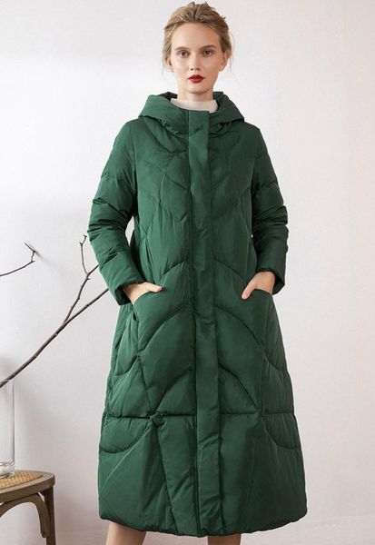 Women's Down & Parkas Jacket Long Section 90 White Duck Hooded green Y3JT, Black
Women's Down & Parkas Jacket Long Section 90 White Duck Hooded green Y3JT, Black