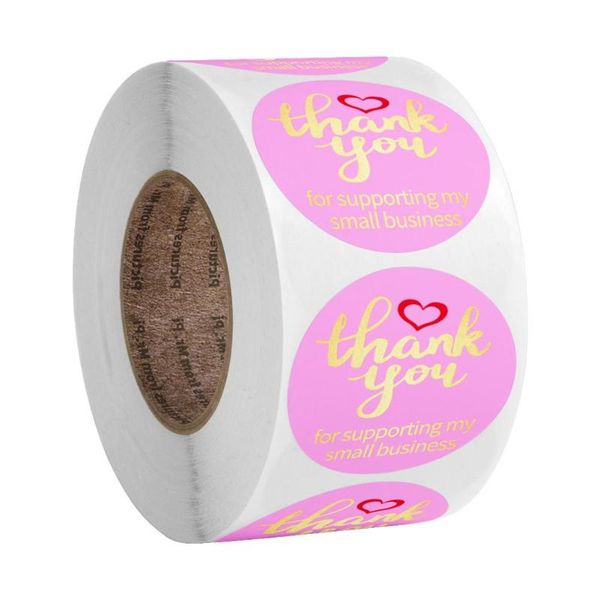 gift wrap 500pcs/roll label stickers gold thank you sticker for wedding card business packaging stationery envelope
gift wrap 500pcs/roll label stickers gold thank you sticker for wedding card business packaging stationery envelope
