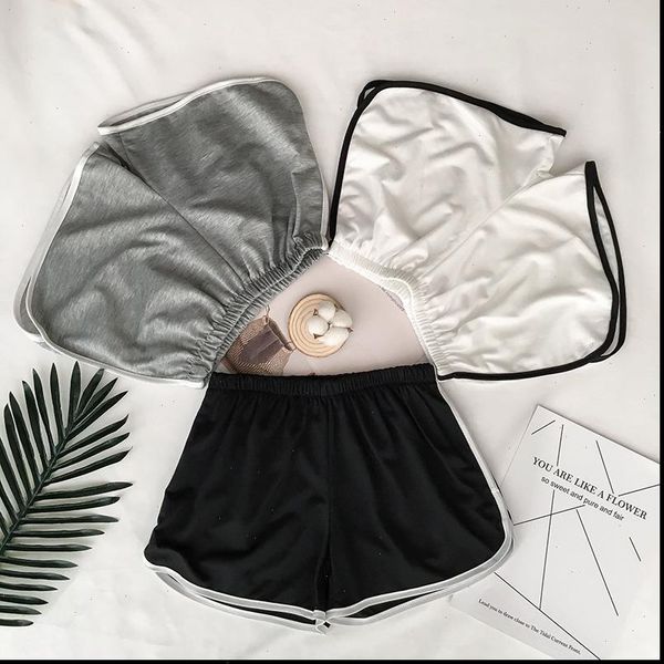 women short simple casual shorts patchwork body fitness workout summer female elastic skinny slim beach egde, White;black
women short simple casual shorts patchwork body fitness workout summer female elastic skinny slim beach egde, White;black