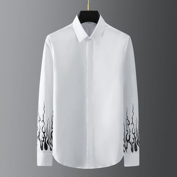 business shirt deluxe and 2021 spring and summer fashion brand fire group tattoo printing senior men's long sleeve, White;black
business shirt deluxe and 2021 spring and summer fashion brand fire group tattoo printing senior men's long sleeve, White;black