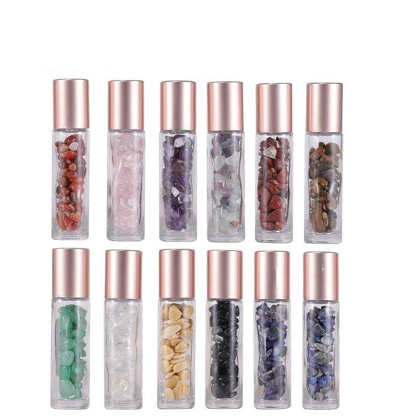 storage bottles & jars 10ml gemstone essential oil bottle with crystal chips natural quartz roller aroma tools lapis lazuli amethyst 12pcs/l
storage bottles & jars 10ml gemstone essential oil bottle with crystal chips natural quartz roller aroma tools lapis lazuli amethyst 12pcs/l