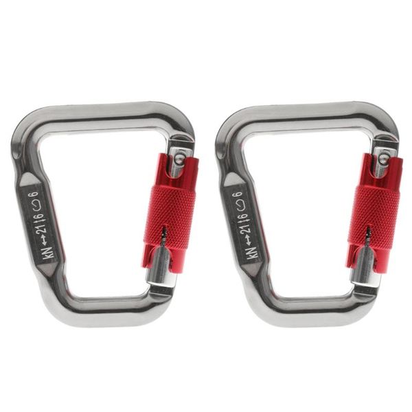 cords, slings and webbing 2 pieces 21kn / 2100kg heavy duty auto locking carabiner paraglider paragliding climbing exploring rappelling equi
cords, slings and webbing 2 pieces 21kn / 2100kg heavy duty auto locking carabiner paraglider paragliding climbing exploring rappelling equi