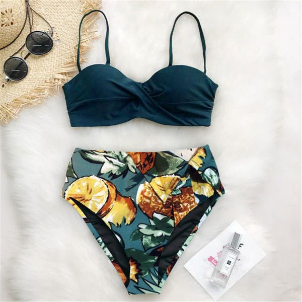 new bikini 2021 swimsuit women swimwear push up bikinis set leaf print female high waist bathing suit for women beach wear
new bikini 2021 swimsuit women swimwear push up bikinis set leaf print female high waist bathing suit for women beach wear