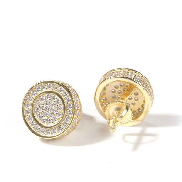 allergic 925 sterling silver yellow white gold plated iced out bling cz round earrings for men women jewelry, Golden;silver
allergic 925 sterling silver yellow white gold plated iced out bling cz round earrings for men women jewelry, Golden;silver