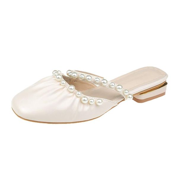 slippers casual baotou women's pure color all-match fashion outer wear elegant pearl embellished sweet beauty 2021, Black
slippers casual baotou women's pure color all-match fashion outer wear elegant pearl embellished sweet beauty 2021, Black