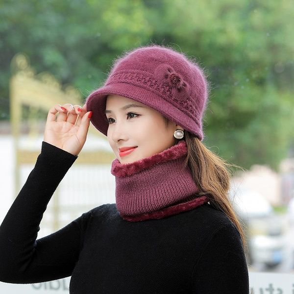 beanie/skull caps winter hat thick ear protection cap scarf set add fur lined warm hats for women mother casual knitted bucket, Blue;gray
beanie/skull caps winter hat thick ear protection cap scarf set add fur lined warm hats for women mother casual knitted bucket, Blue;gray