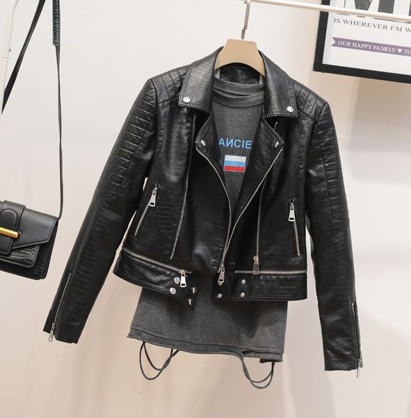 women's suits & blazers original design female's pattern slim leather jacket blazer punk dj leather short jacket motorcycle 9wph, White;black
women's suits & blazers original design female's pattern slim leather jacket blazer punk dj leather short jacket motorcycle 9wph, White;black