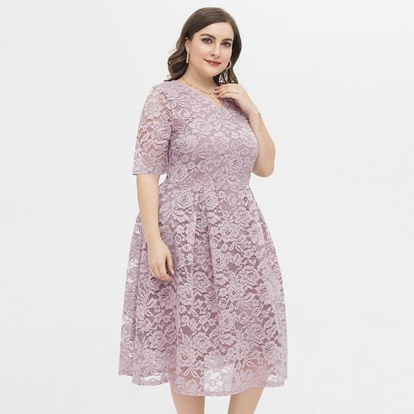 plus size dresses gxds 2021 early autumn european and american women's light dress fresh sweet big skirt lace short-sleeve, Black
plus size dresses gxds 2021 early autumn european and american women's light dress fresh sweet big skirt lace short-sleeve, Black