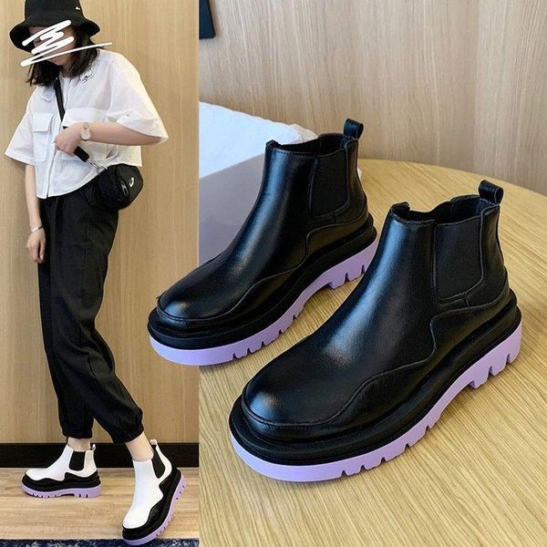 boots 2021 woman leather ankle platform fashion shoes short winter warm heels footwear, Black
boots 2021 woman leather ankle platform fashion shoes short winter warm heels footwear, Black