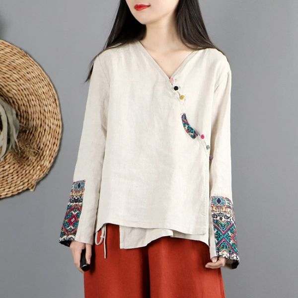 ladies chinese 2021 spring cotton linen blouses oblique shirt qipao cheongsam hanfu chinese style clothing women 12415, Red
ladies chinese 2021 spring cotton linen blouses oblique shirt qipao cheongsam hanfu chinese style clothing women 12415, Red