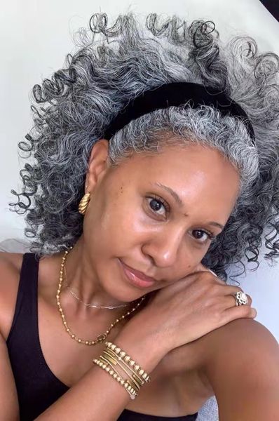 natural silver grey ponytail hair piece african american women gray hair bun updo hairpiece extension with clip drawstring 140g 14inch about, Black
natural silver grey ponytail hair piece african american women gray hair bun updo hairpiece extension with clip drawstring 140g 14inch about, Black
