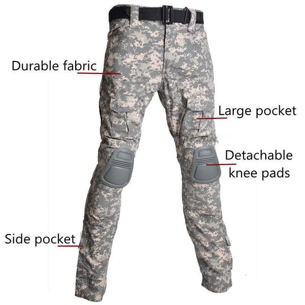 running pants outdoor camouflage military tactical uniform trousers hiking paintball combat multi-pocket, Black;blue
running pants outdoor camouflage military tactical uniform trousers hiking paintball combat multi-pocket, Black;blue