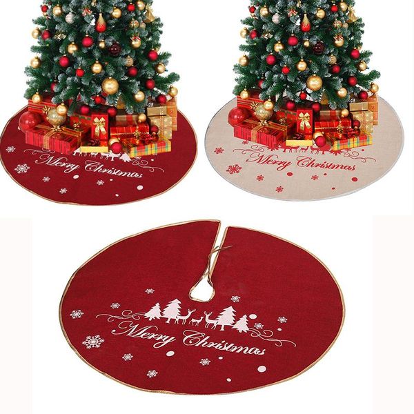 christmas decorations tree skirt linen mat ornament merry snowflake for home party navidad natal gifts
christmas decorations tree skirt linen mat ornament merry snowflake for home party navidad natal gifts