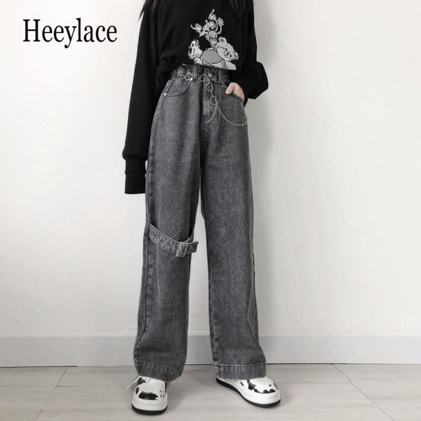 women's jeans gothic high waist denim pants women chic metal buckle straight wide leg girly harajuku y2k female punk trousers, Blue
women's jeans gothic high waist denim pants women chic metal buckle straight wide leg girly harajuku y2k female punk trousers, Blue