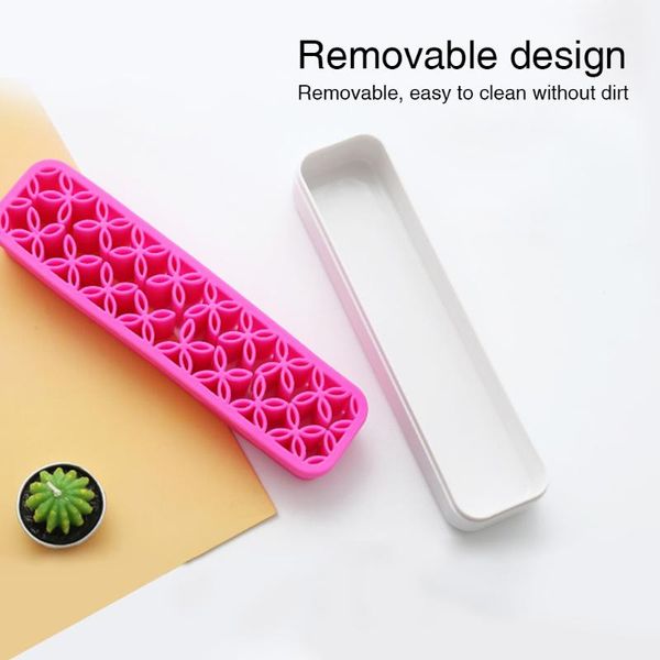 bathroom storage & organization dresser table bedroom makeup brush rack deskorganizer multi grids anti slip detachable soft silicone
bathroom storage & organization dresser table bedroom makeup brush rack deskorganizer multi grids anti slip detachable soft silicone