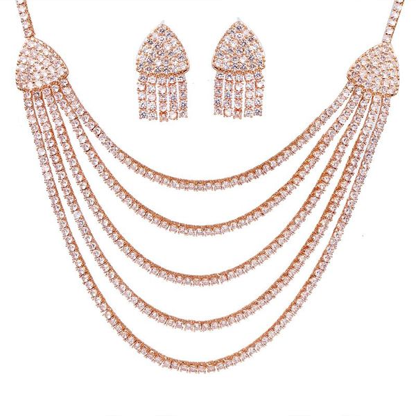 earrings & necklace bettyue arrival luxury and earring full with cubic zircon charming jewelry set women elegant choice wedding party, Silver
earrings & necklace bettyue arrival luxury and earring full with cubic zircon charming jewelry set women elegant choice wedding party, Silver
