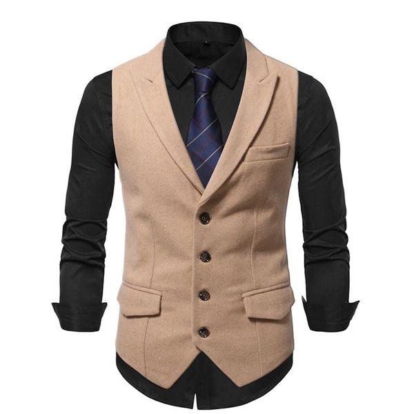 men's vests 2021 autumn winter fashion leisure pure color lapel single-breasted slim man punk wind men vest, Black;white
men's vests 2021 autumn winter fashion leisure pure color lapel single-breasted slim man punk wind men vest, Black;white