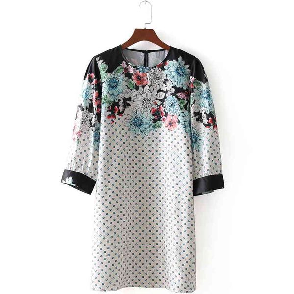 women vintage sweet floral printing polka dot casual slim fashion dress lady streetwear vestidos chic retro dresses ds536 210419, Black;gray
women vintage sweet floral printing polka dot casual slim fashion dress lady streetwear vestidos chic retro dresses ds536 210419, Black;gray