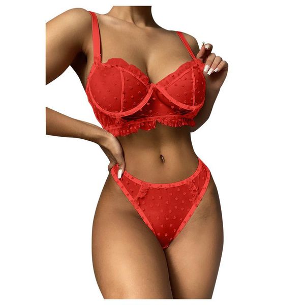 bras women's bra fashion lace lingerie underwear sleepwear sling low waist set steel ring pajamas garter 2021, Red;black
bras women's bra fashion lace lingerie underwear sleepwear sling low waist set steel ring pajamas garter 2021, Red;black