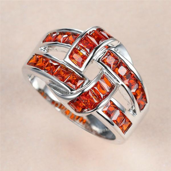 Red Crystal Zircon Crossed Ring Vintage Hollow Stone Rings For Women Wedding Jewelry Female Fashion Engagement Birthstone, Slivery;golden
Red Crystal Zircon Crossed Ring Vintage Hollow Stone Rings For Women Wedding Jewelry Female Fashion Engagement Birthstone, Slivery;golden