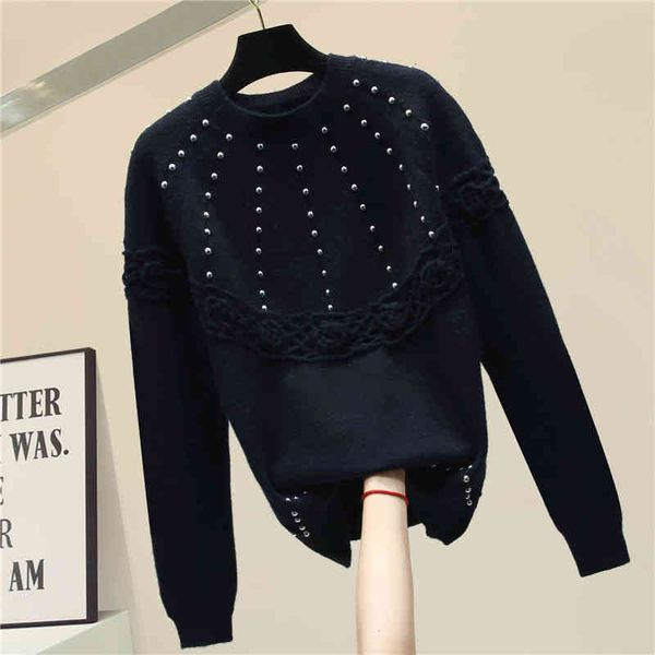 women's sweaters flower sweater autumn and winter beaded thick warm coat loose pullovers ins lazy-style jumper1 pqcu, White;black
women's sweaters flower sweater autumn and winter beaded thick warm coat loose pullovers ins lazy-style jumper1 pqcu, White;black